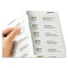 Avery Clear Easy Peel Mailing Labels Inkjet 1 1/3 x 4 140/Pack 18662 - 3 of 4