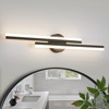 Rennnsan Eirenna 32" H Hardwired Liner Industrial LED Dimmable Wall Sconce in Black - 2 of 4