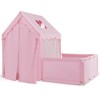Safstar Kids Play Tent w/Playpen Yard Door Curtains Windows Star Lights for Boys Girls - 2 of 4