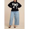 ELOQUII Lace Bow Sweater - 4 of 4