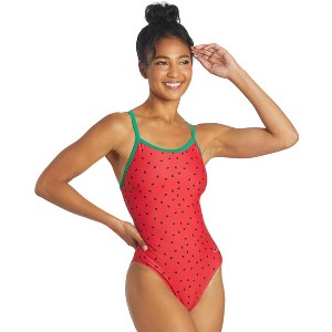 Sporti Watermelon Thin Strap One Piece Swimsuit (22-44) - 1 of 4