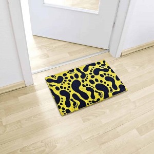 Evideco French Home Goods Sheltered Printed Front Door Mat Coir Coco Fibers Rug 24x16 - 1 of 4