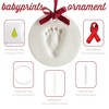Pearhead Baby's Print Ornament - White - 2 of 4