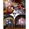 FAAYFIAN Double Head Snowflake Christmas Projector Lights, Outdoor LED Snowfall Landscape Light for House, Tree & Yard Holiday Decoration - 3 of 4