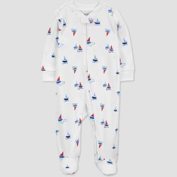 Carter's Just One You®️ Baby Boys' Sailboats Sleep N' Play - White