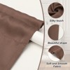 Unique Bargains Blackout Tie Up Pocket Window Door Curtain 1 Panel - 3 of 4
