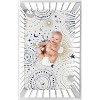 Sweet Jojo Designs Boy or Girl Gender Neutral Unisex Baby Fitted Mini Crib Sheet Celestial Blue Gold and Grey - 3 of 4
