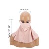 Unique Bargains Cycling Sun Protection Adjustable Strap Face Mask Neck Cover 1 Pcs - 3 of 4