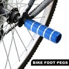 Unique Bargains Universal Aluminum Alloy BMX MTB Bicycle Rear Foot Pegs Footrests for 3/8" Axles 4 Pcs - 3 of 4
