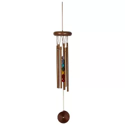 Woodstock Chimes Signature Collection, Woodstock Chakra Chime, 17'' Bronze Wind Chime CC7BR