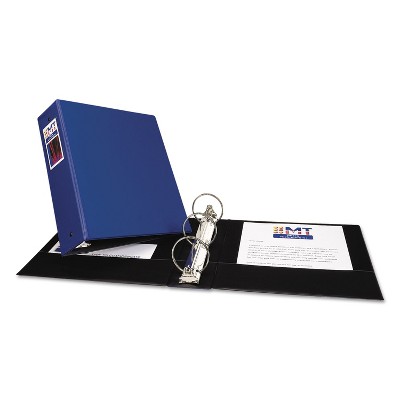 Avery Economy Non-View Binder with Round Rings 11 x 8 1/2 3" Capacity Blue 04600