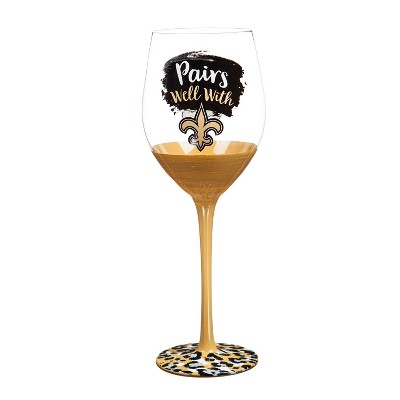 Evergreen New Orleans Saints, 17oz Boxed Stemware