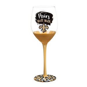 Evergreen New Orleans Saints, 17oz Boxed Stemware - 1 of 4