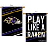 Briarwood Lane Baltimore Ravens Slogan House Flag NFL Licensed 28 - 2 of 2