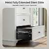 VINGLI Tall Dresser 5 Drawer Chest of Drawers, Wood White Dresser for Bedroom - 2 of 4