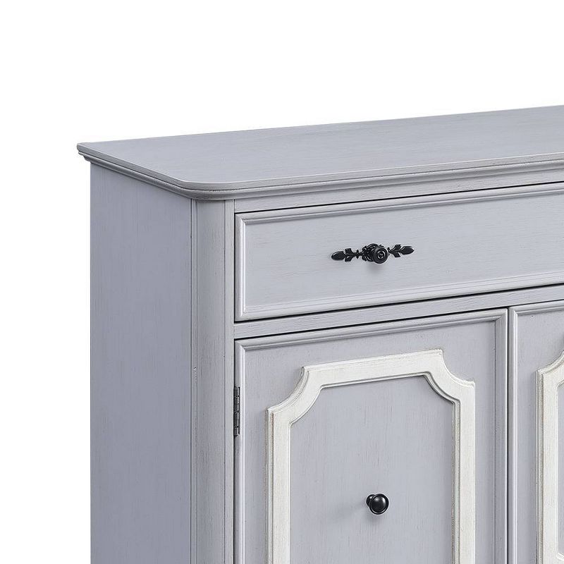 36&#34; Enyin Cabinet Gray Finish - Acme Furniture, 3 of 7