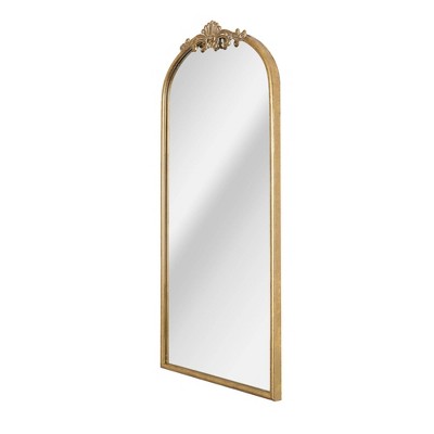 Arlington Ornate Large Wall Mirror - Antique Brass