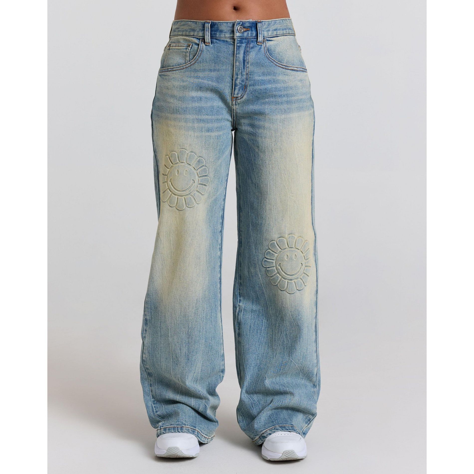 Samii Ryan | Smiley Garden Straight Leg Jean, Denim