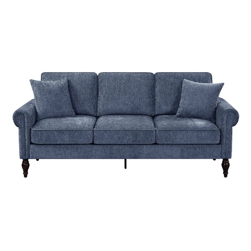 Evok Contemporary Chenille Upholstered Sofa - miBasics, 5 of 12