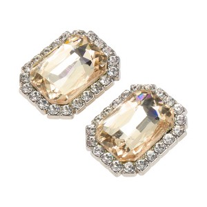 Unique Bargains Gemstone Style with Detachable Clip Shoe Accessories 2 Pcs - 1 of 4