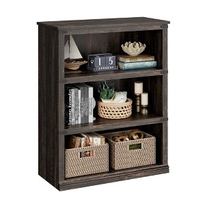 5-Tier Wooden Bookcase, Farmhouse Storage Book Shelf with Display Shelves, Tall Book Case - 1 of 4
