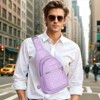 Unique Bargains PU Leather Adjustable Strap Lightweight Sling Bag 7.3" x 13.7" - 3 of 4