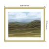 Amanti Art Blue Mountain Strata II by Grace Popp Wood Framed Wall Art Print - 4 of 4