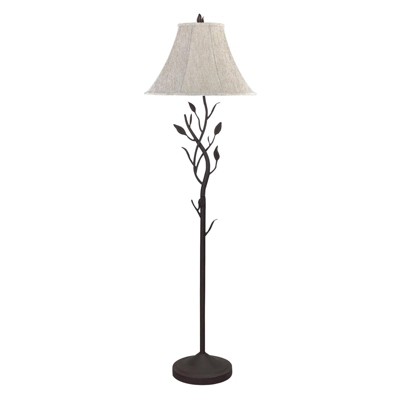 Cal Lighting 150W 3Way Hand Forged Iron Floor Lp