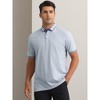 INSPIRE CHIC Men's Short Sleeve Contrast Color Summer Business Golf Polos - 2 of 4