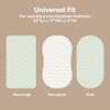 KeaBabies Bassinet Sheet for Baby Girls, Boys, 2-Pack Isla Fitted Bassinet Sheets, Bassinet Mattress Sheets - 2 of 4