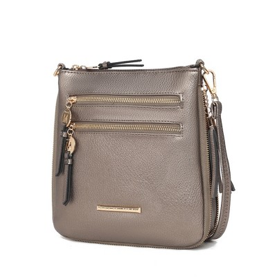 MKF Collection Angelina Crossbody Shoulder Women's Handbag Vegan Leather Purse by Mia K