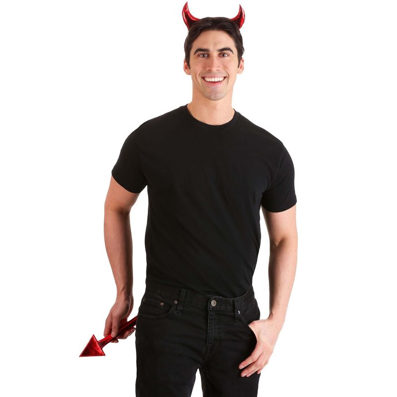 HalloweenCostumes.com    Devil Accessory Kit, Red, 1 of 7