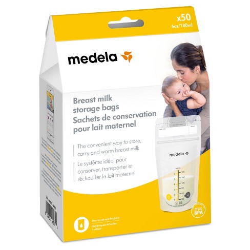  Medela Pump and Save Breast Milk Bags, 50 Count : Baby