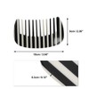Unique Bargains Anti-Static Pocket Size Wide Tooth for Thick Curly Hair Detangling Comb 1 Pc - 4 of 4