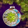 Christopher Radko 3.0 Inch Reflector Round Shiny Brite Vintage Style Tree Ornaments - 2 of 4