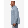 KingSize Men's Big & Tall Long Sleeve Wrinkle Free Sport Shirt - 4 of 4