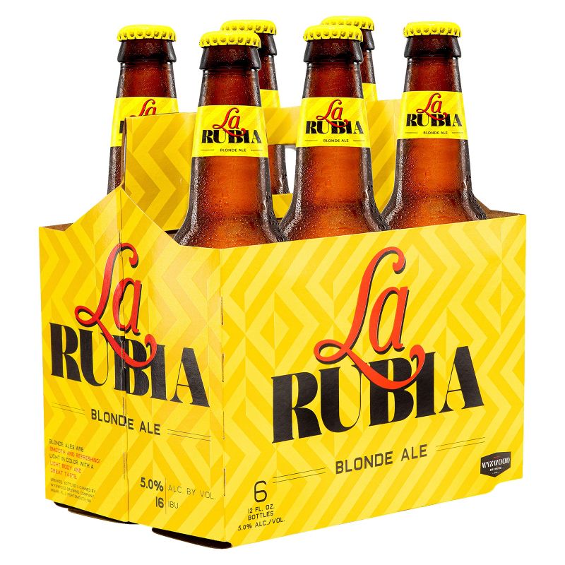 Wynwood La Rubia Blonde Ale Beer - 6pk/12 fl oz Bottles, 1 of 7