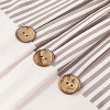 LunaLulinlk Shower Curtain, Farmhouse Button Waterproof Fabric Bathroom Curtain - 4 of 4
