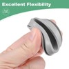 Unique Bargains Rubber Corrosion-Resistant Silicone Snap-in Locking Hole Plugs Gray - 4 of 4