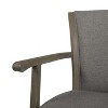 NicBex 46" High Modern Swivel Bar Stool Upholstered Counter Stools with High Back and Arms for Pub, Dining Room - 4 of 4
