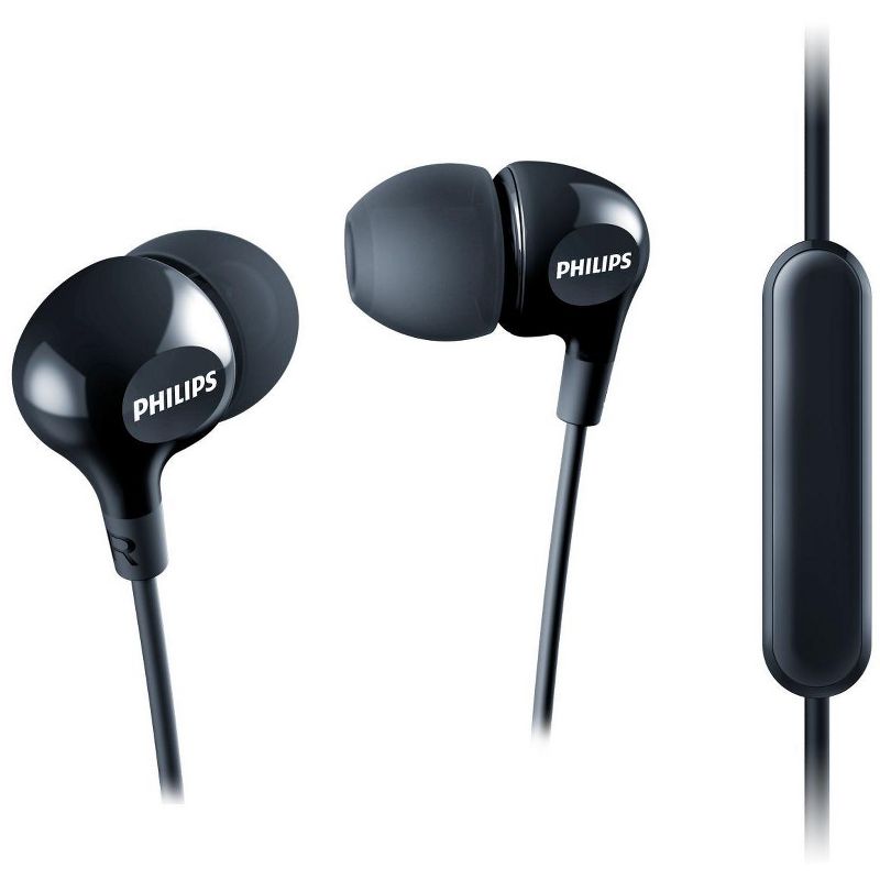 Philips SHE3555 In-Ear Wired Earbuds with Mic, 1 of 3