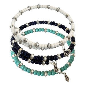 Fifth and Ninth - Mia Wrap Bracelet Bundle - Silver - 1 of 1
