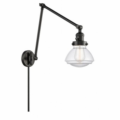 Olean - 1 Light Double Extension Swing Arm Wall Sconce In Industrial Style-27.75 Inches Tall and 8.75 Inches Wide