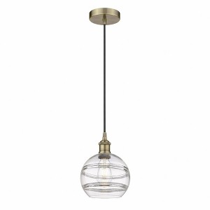 Rochester - 1 Light Cord Hung Mini Pendant In Industrial Style-9.88 Inches Tall and 8 Inches Wide - 1 of 1