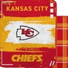 NFL Kansas City Chiefs Distressed Brush Double-Sided Ultra Cozy Throw Blanket - 2 of 2