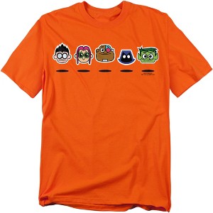 Teen Titans Go Floating Heads Adult T-Shirt - 1 of 4