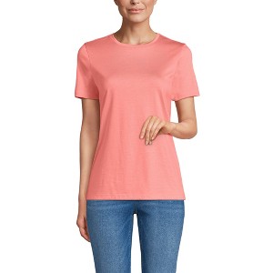Lands' End Women's Relaxed Supima Cotton T-Shirt - 1 of 3
