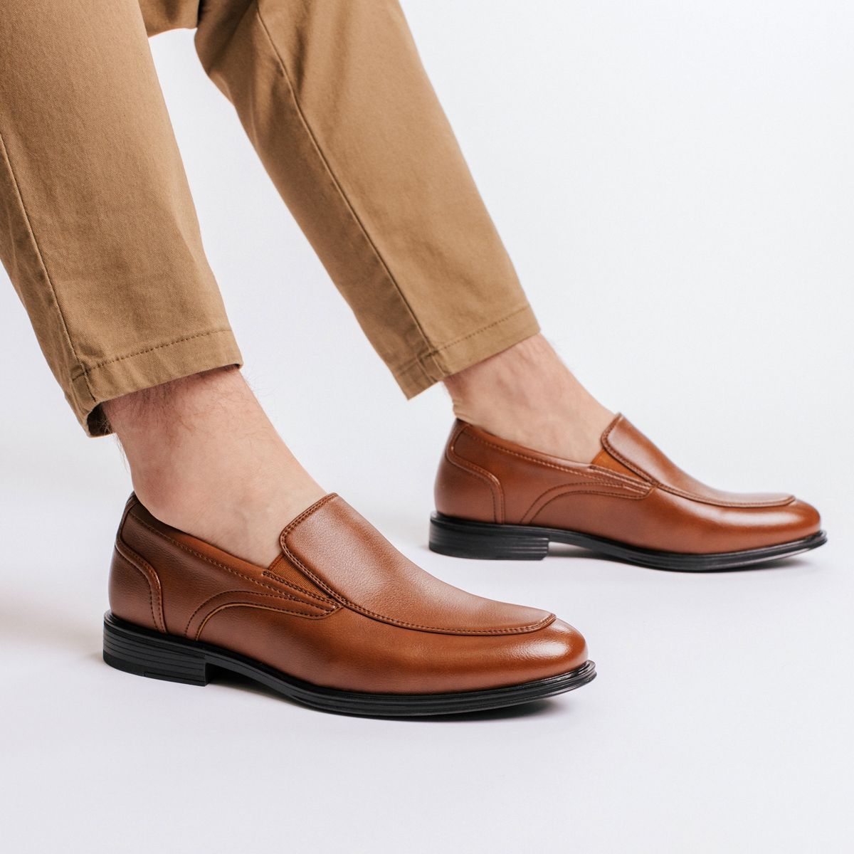 Vance Mens Emilio Mock-toe Slip-on Dress Loafer - thumbnail 9
