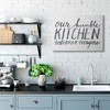 Stupell Industries Our Humble Kitchen Distressed Text Canvas Art - 3 of 4