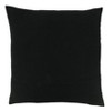 Saro Lifestyle Embroidered Crosses Design Throw Pillow with Down Filling, 20", Black - 2 of 3